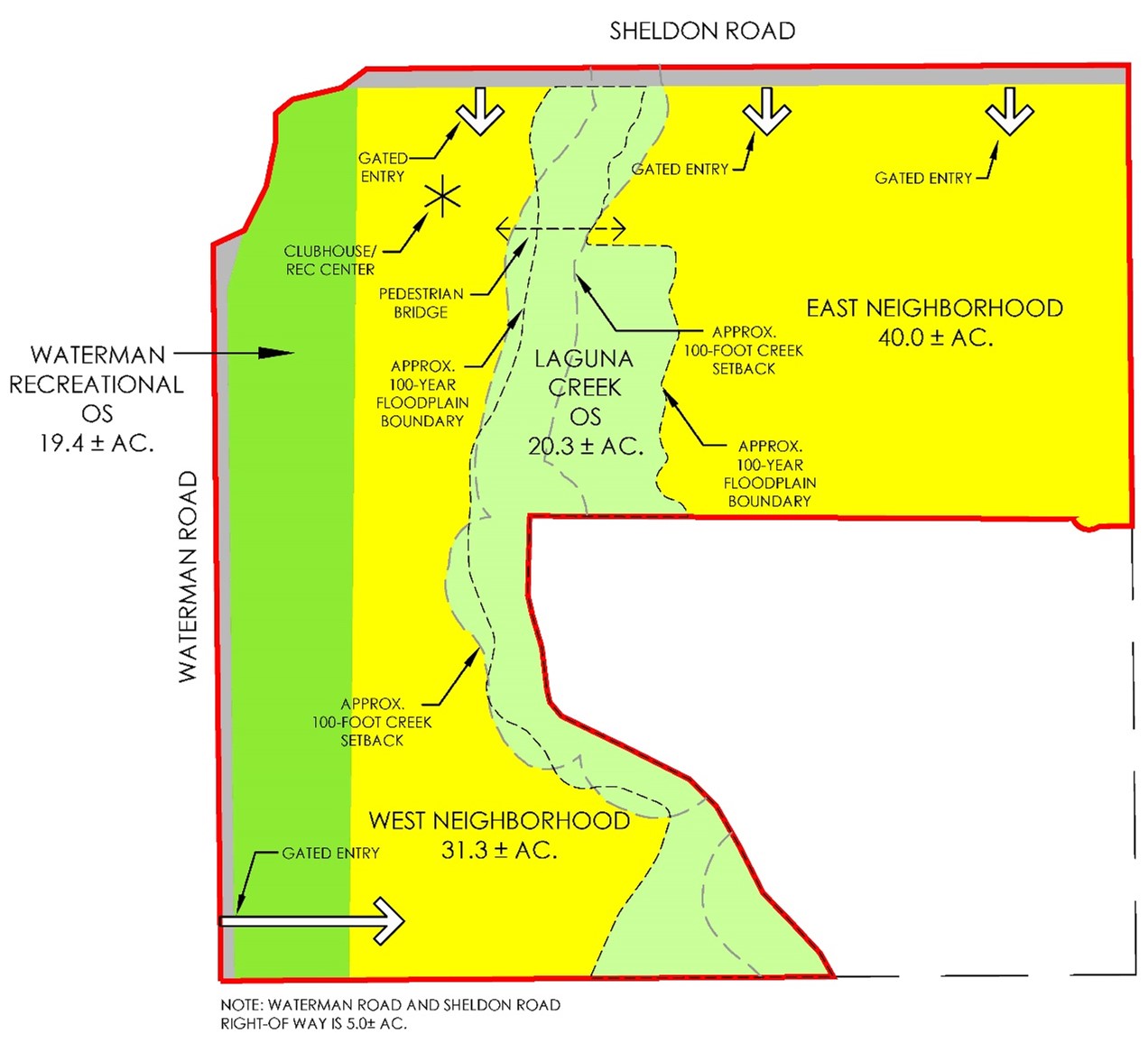 a map of the area