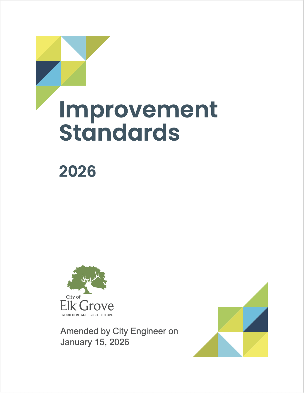 cover of improvement standards