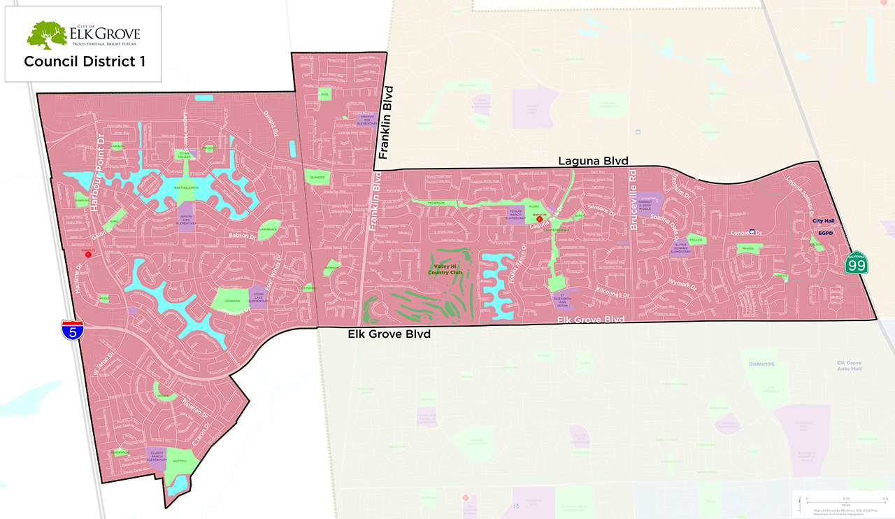 map of district 1