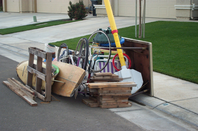 Trash pile