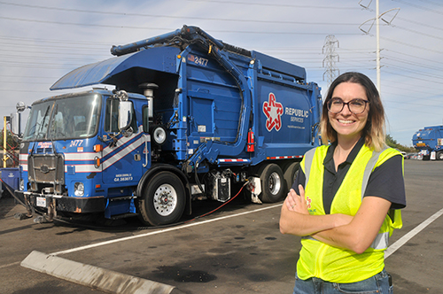 annah rulon with truck