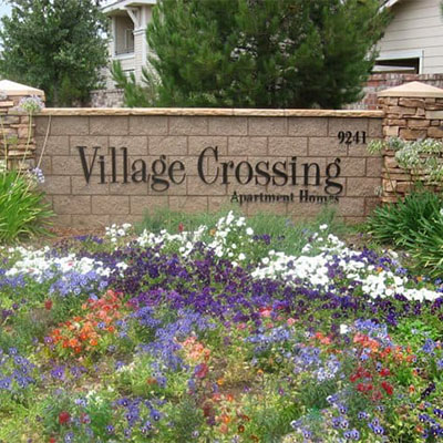 village crossing apartment exterior